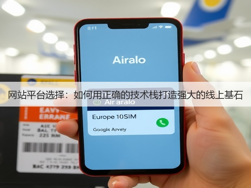 网站平台选择：如何用正确的技术栈打造强大的线上基石