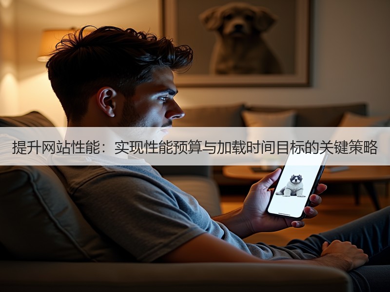 提升网站性能：实现性能预算与加载时间目标的关键策略