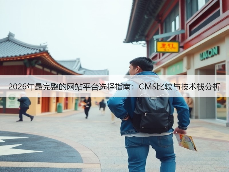 2026年最完整的网站平台选择指南：CMS比较与技术栈分析