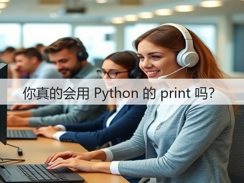 你真的会用 Python 的 print 吗?(图3) 你真的会用 Python 的 print 吗?(图3)