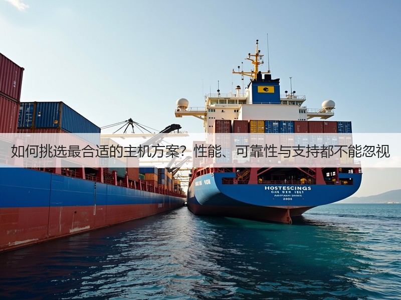 如何挑选最合适的主机方案？性能、可靠性与支持都不能忽视(图1)