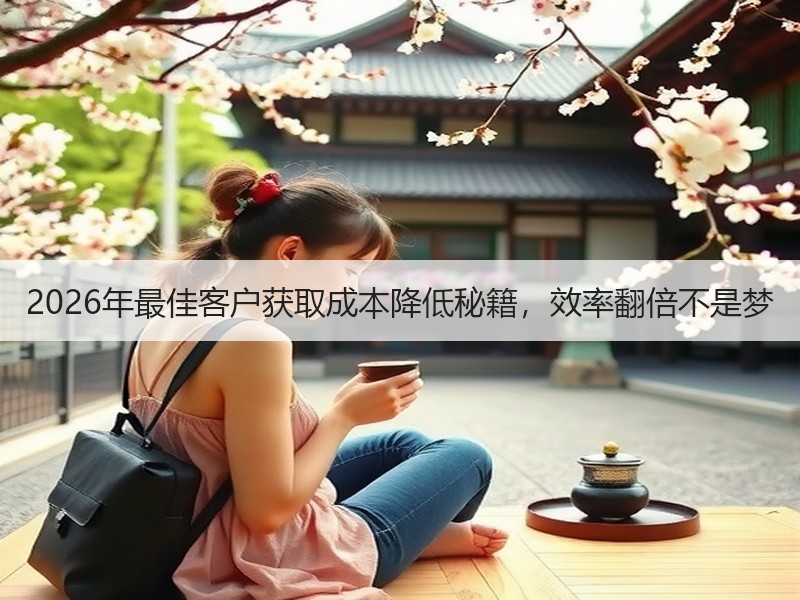 2026年最佳客户获取成本降低秘籍，效率翻倍不是梦