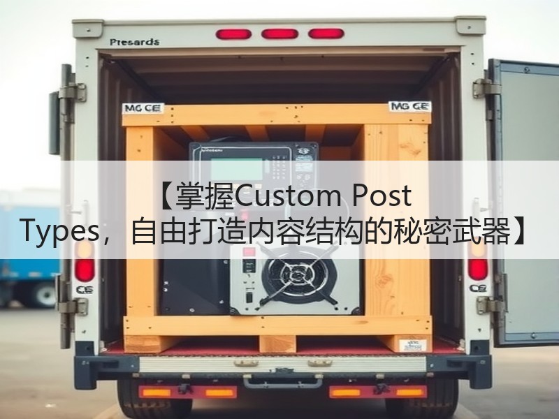 【掌握Custom Post Types，自由打造内容结构的秘密武器】