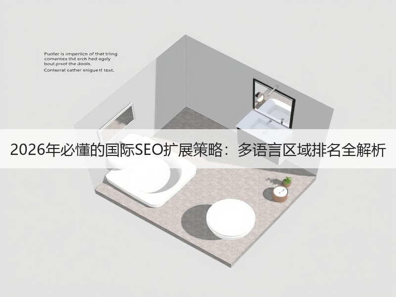 2026年必懂的国际SEO扩展策略：多语言区域排名全解析