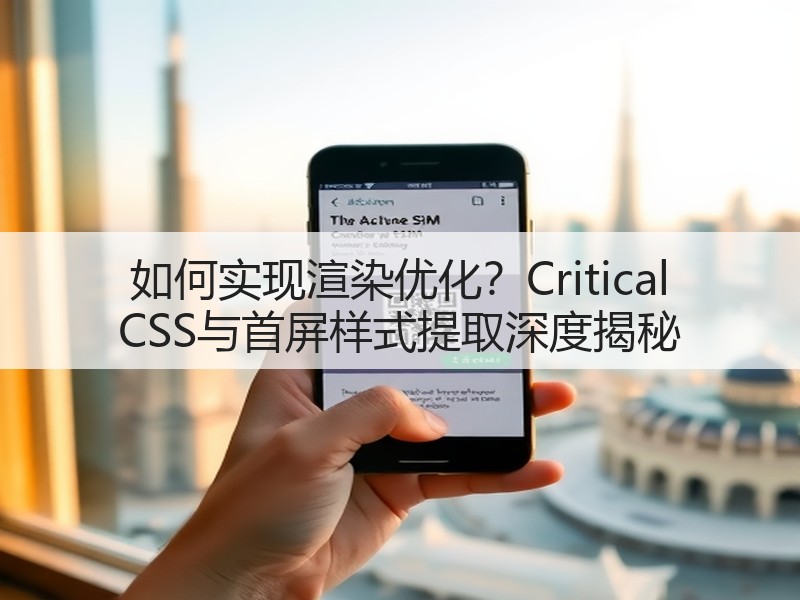 如何实现渲染优化？Critical CSS与首屏样式提取深度揭秘(图3)