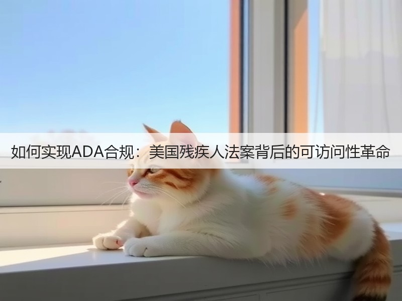 如何实现ADA合规:美国残疾人法案背后的可访问性革命(图3) 如何实现ADA合规:美国残疾人法案背后的可访问性革命(图3)