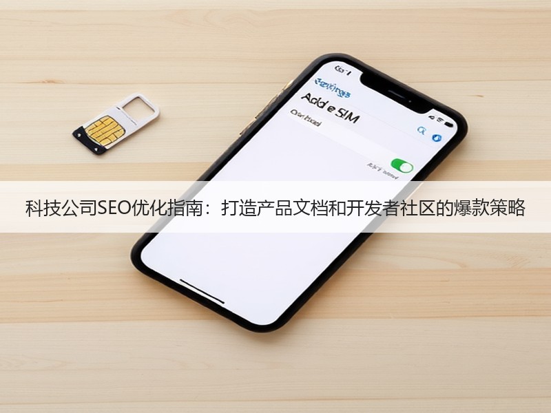 科技公司SEO优化指南：打造产品文档和开发者社区的爆款策略