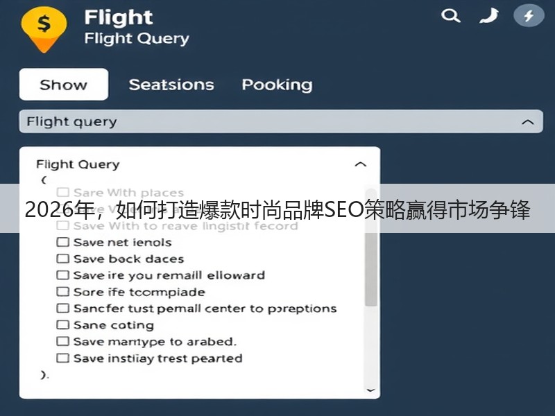 2026年,如何打造爆款时尚品牌SEO策略赢得市场争锋(图2) 2026年,如何打造爆款时尚品牌SEO策略赢得市场争锋(图2)