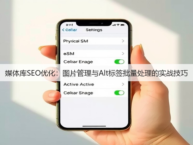 媒体库SEO优化:图片管理与Alt标签批量处理的实战技巧(图3) 媒体库SEO优化:图片管理与Alt标签批量处理的实战技巧(图3)