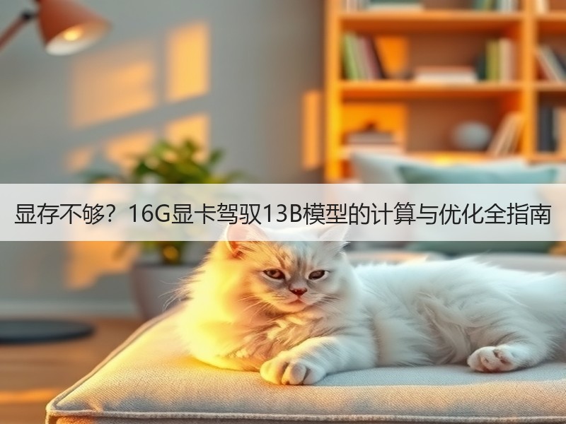 显存不够？16G显卡驾驭13B模型的计算与优化全指南