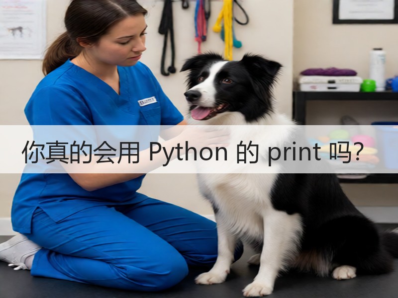你真的会用 Python 的 print 吗？