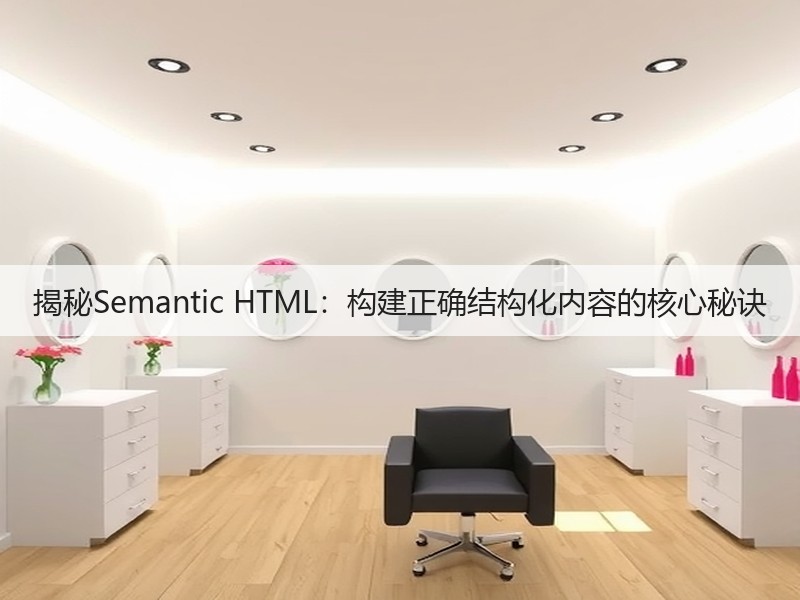 揭秘Semantic HTML：构建正确结构化内容的核心秘诀(图2)
