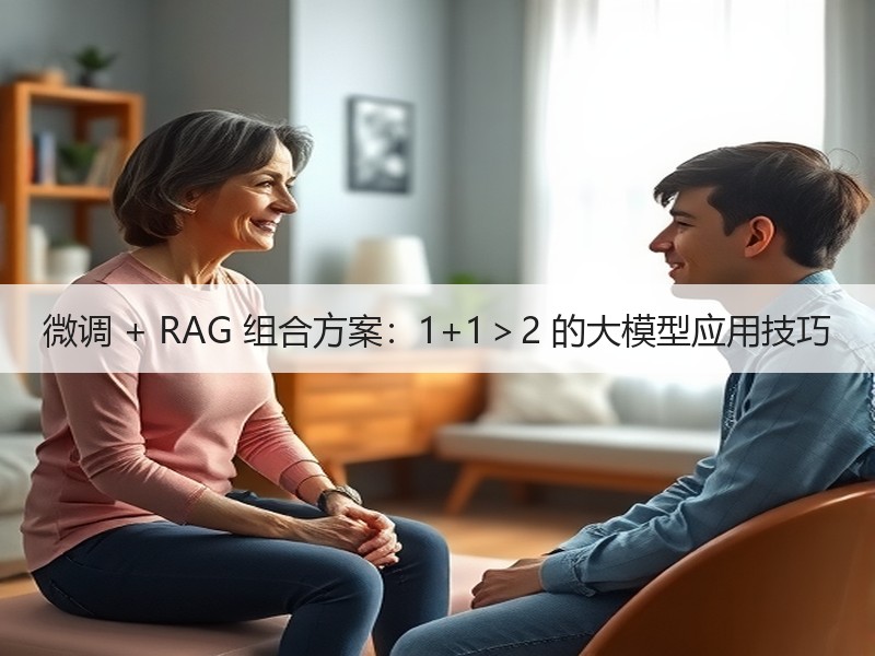 微调 + RAG 组合方案：1+1＞2 的大模型应用技巧