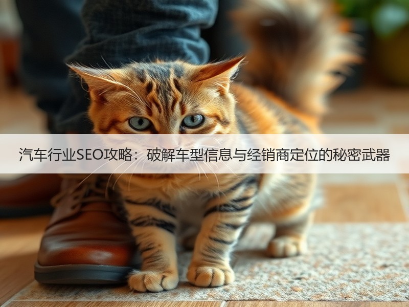 汽车行业SEO攻略：破解车型信息与经销商定位的秘密武器