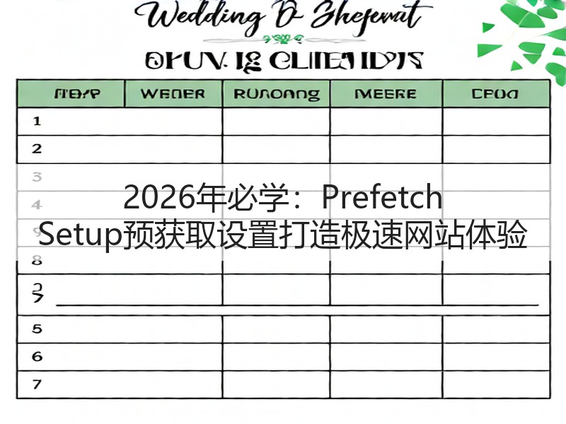 2026年必学:Prefetch Setup预获取设置打造极速网站体验(图2) 2026年必学:Prefetch Setup预获取设置打造极速网站体验(图2)