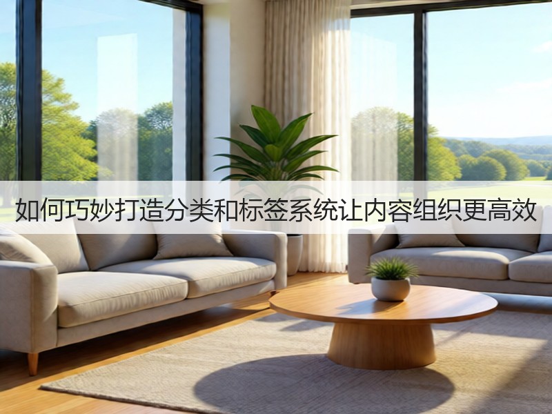 如何巧妙打造分类和标签系统让内容组织更高效(图3)