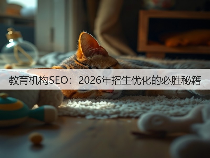 教育机构SEO：2026年招生优化的必胜秘籍(图3)