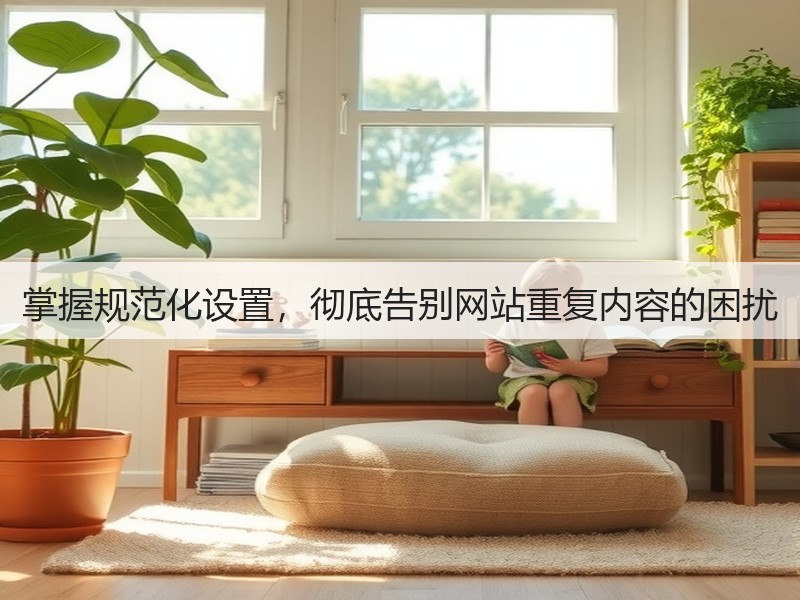 掌握规范化设置,彻底告别网站重复内容的困扰(图3) 掌握规范化设置,彻底告别网站重复内容的困扰(图3)