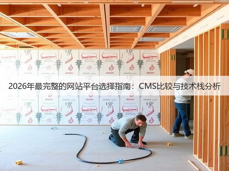 2026年最完整的网站平台选择指南:CMS比较与技术栈分析(图2) 2026年最完整的网站平台选择指南:CMS比较与技术栈分析(图2)