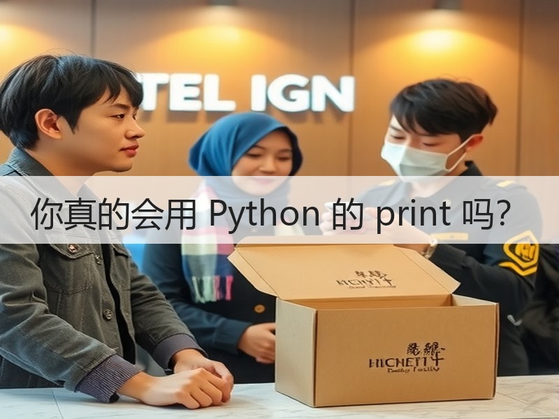 你真的会用 Python 的 print 吗？