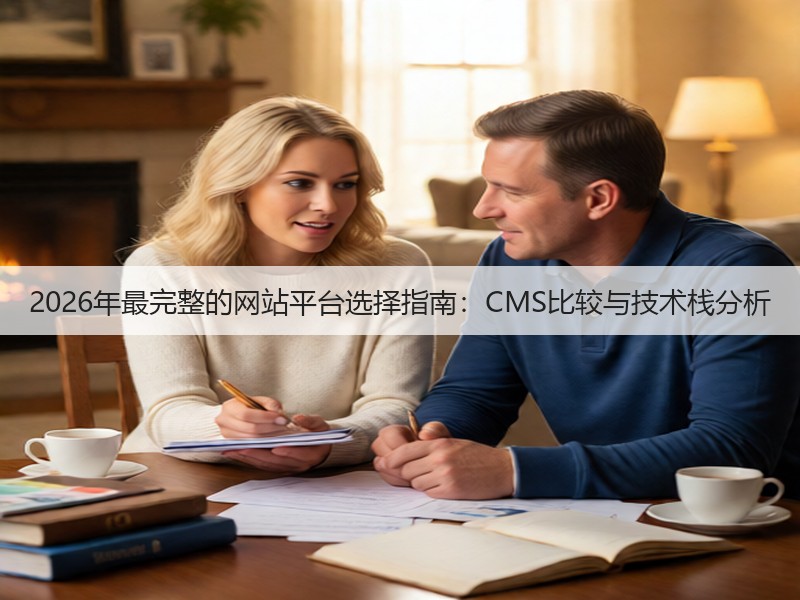 2026年最完整的网站平台选择指南:CMS比较与技术栈分析(图1) 2026年最完整的网站平台选择指南:CMS比较与技术栈分析(图1)