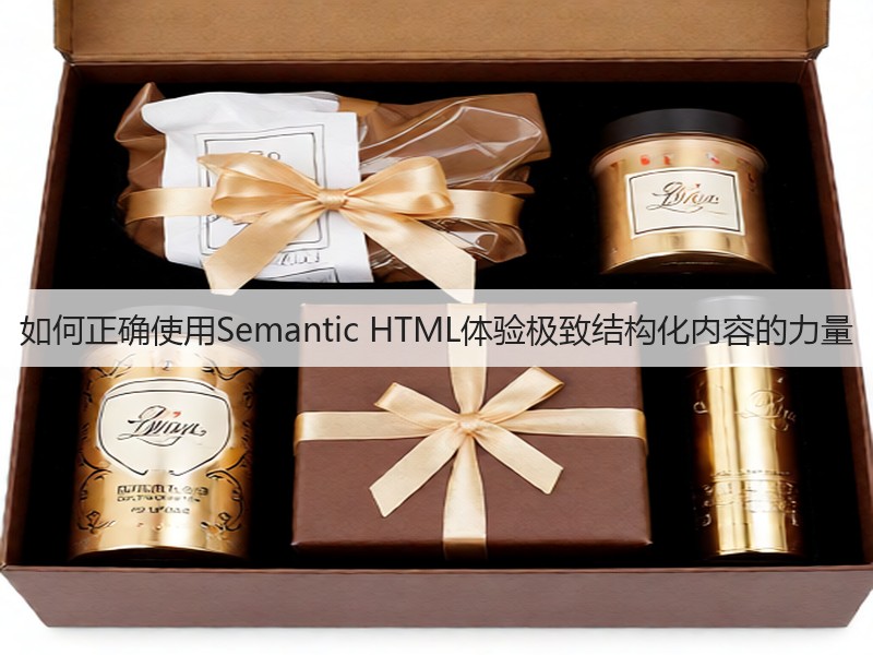 如何正确使用Semantic HTML体验极致结构化内容的力量(图2) 如何正确使用Semantic HTML体验极致结构化内容的力量(图2)