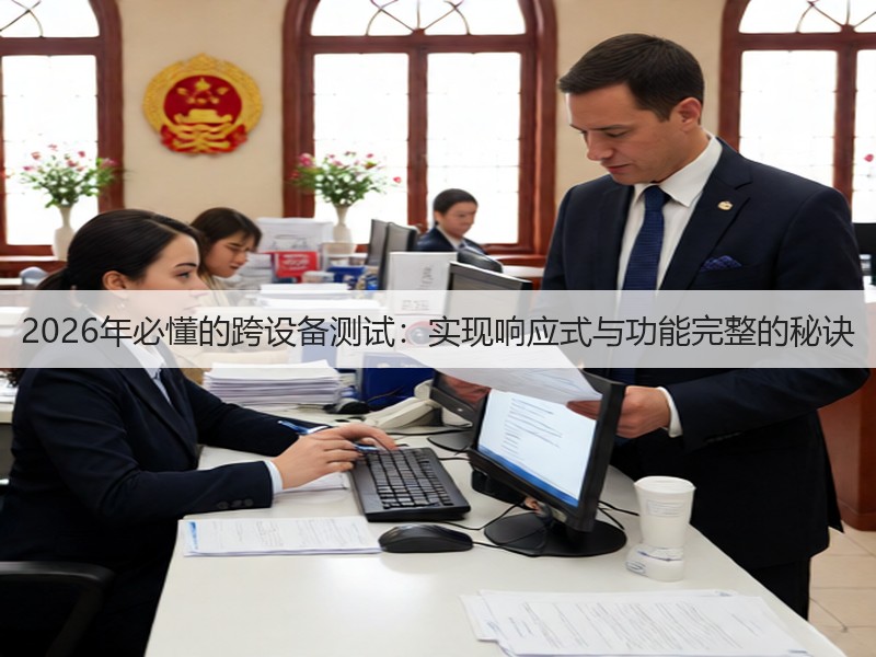 2026年必懂的跨设备测试:实现响应式与功能完整的秘诀(图2) 2026年必懂的跨设备测试:实现响应式与功能完整的秘诀(图2)