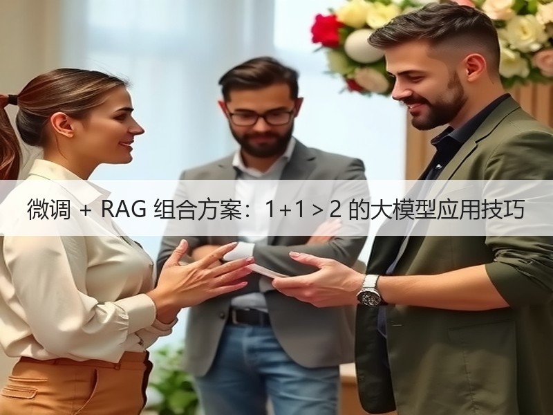微调 + RAG 组合方案：1+1＞2 的大模型应用技巧