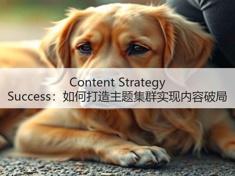 Content Strategy Success：如何打造主题集群实现内容破局