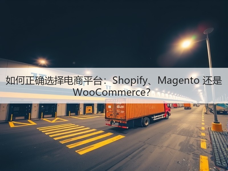 如何正确选择电商平台：Shopify、Magento 还是 WooCommerce？