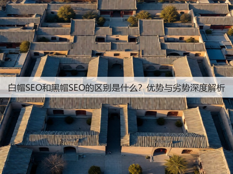 白帽SEO和黑帽SEO的区别是什么？优势与劣势深度解析(图3)