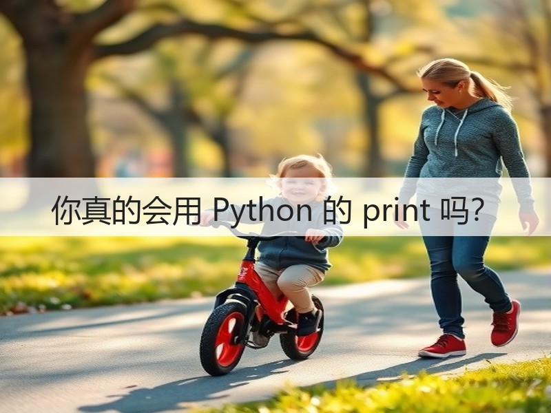你真的会用 Python 的 print 吗?(图3) 你真的会用 Python 的 print 吗?(图3)