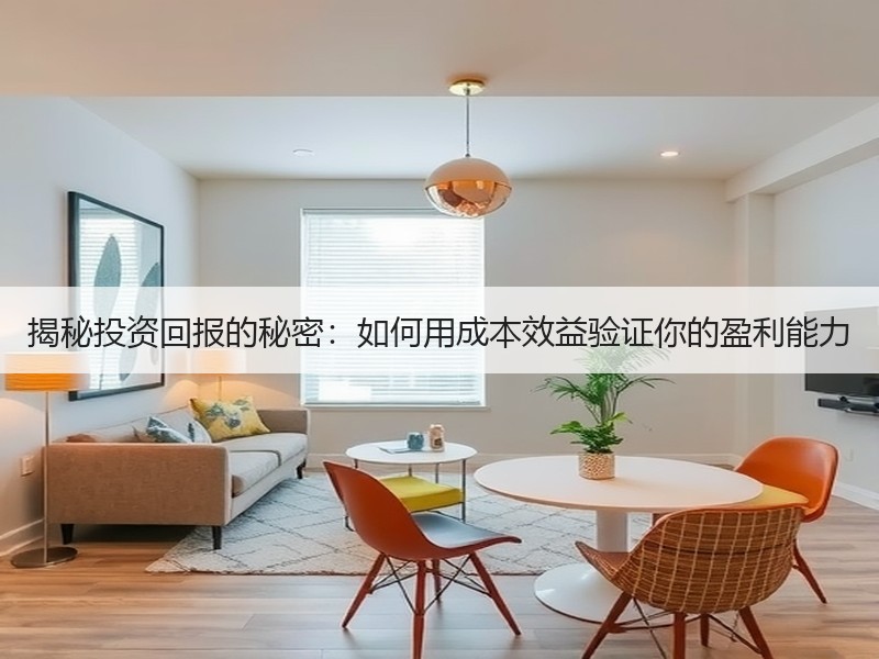 揭秘投资回报的秘密：如何用成本效益验证你的盈利能力