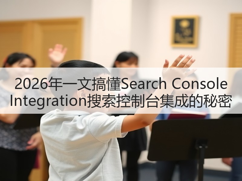 2026年一文搞懂Search Console Integration搜索控制台集成的秘密