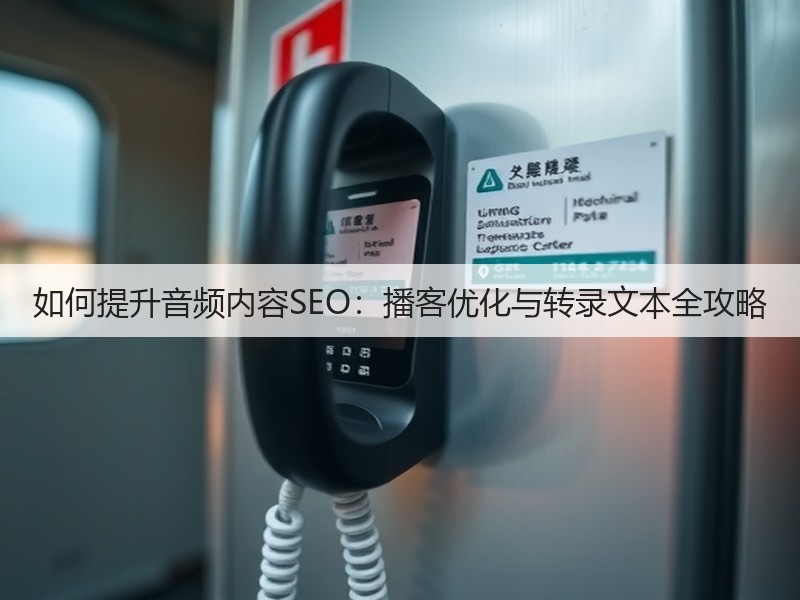 如何提升音频内容SEO:播客优化与转录文本全攻略(图3) 如何提升音频内容SEO:播客优化与转录文本全攻略(图3)