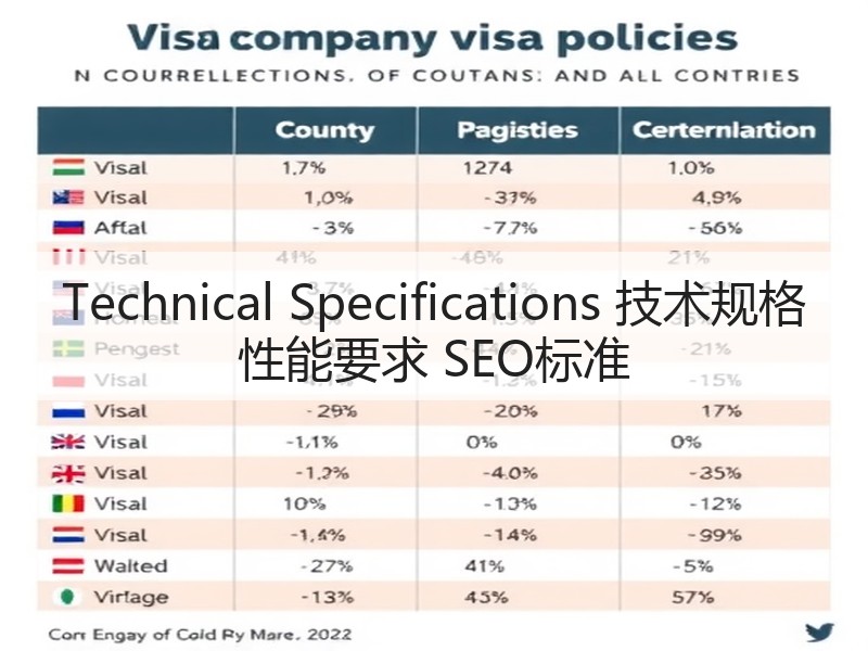 Technical Specifications 技术规格 性能要求 SEO标准(图2)