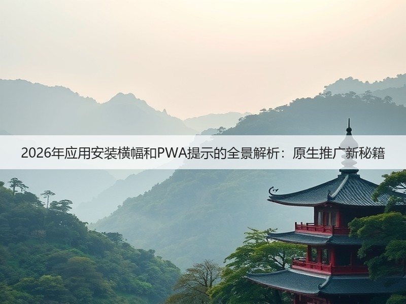 2026年应用安装横幅和PWA提示的全景解析：原生推广新秘籍(图3)