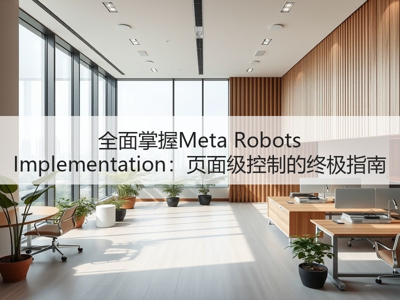 全面掌握Meta Robots Implementation：页面级控制的终极指南