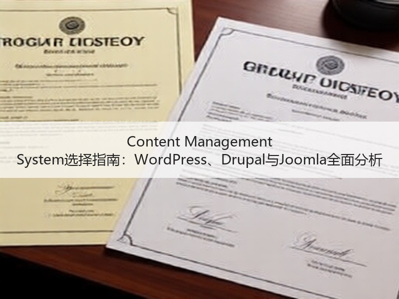 Content Management System选择指南：WordPress、Drupal与Joomla全面分析