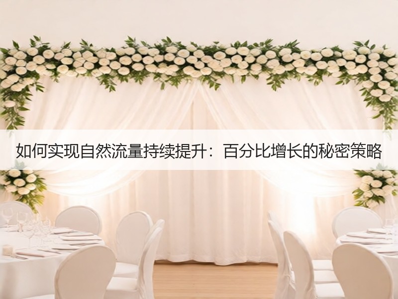 如何实现自然流量持续提升：百分比增长的秘密策略
