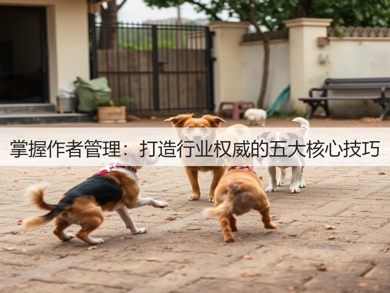 掌握作者管理:打造行业权威的五大核心技巧(图2) 掌握作者管理:打造行业权威的五大核心技巧(图2)