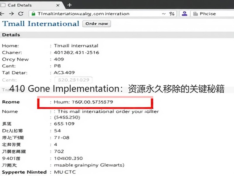 410 Gone Implementation:资源永久移除的关键秘籍(图3) 410 Gone Implementation:资源永久移除的关键秘籍(图3)