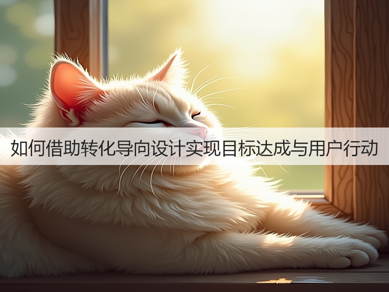 如何借助转化导向设计实现目标达成与用户行动(图2)