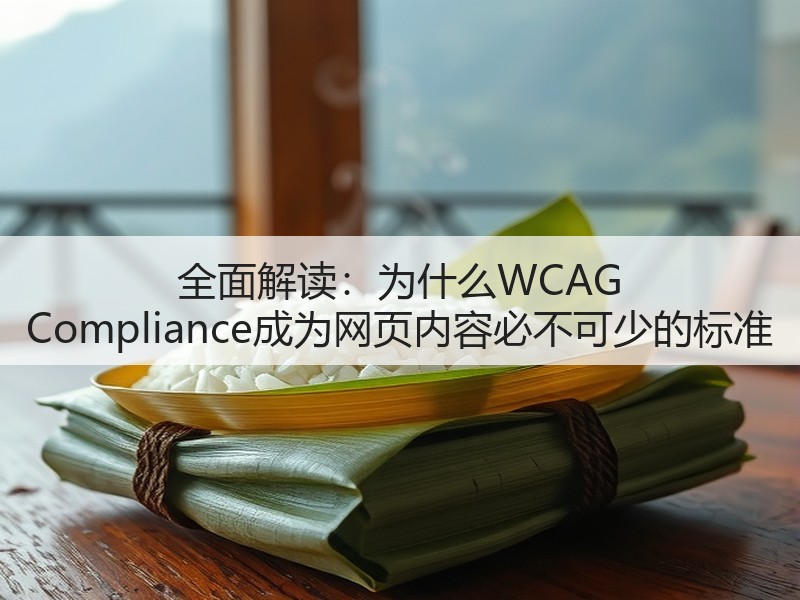 全面解读：为什么WCAG Compliance成为网页内容必不可少的标准(图3)