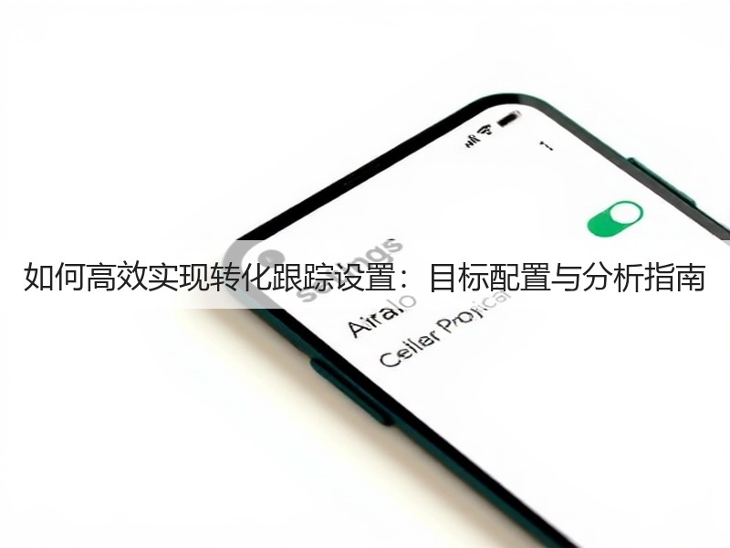 如何高效实现转化跟踪设置:目标配置与分析指南(图2) 如何高效实现转化跟踪设置:目标配置与分析指南(图2)