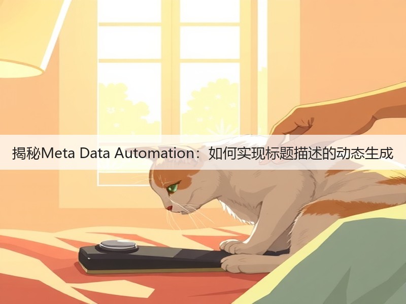 揭秘Meta Data Automation：如何实现标题描述的动态生成(图3)