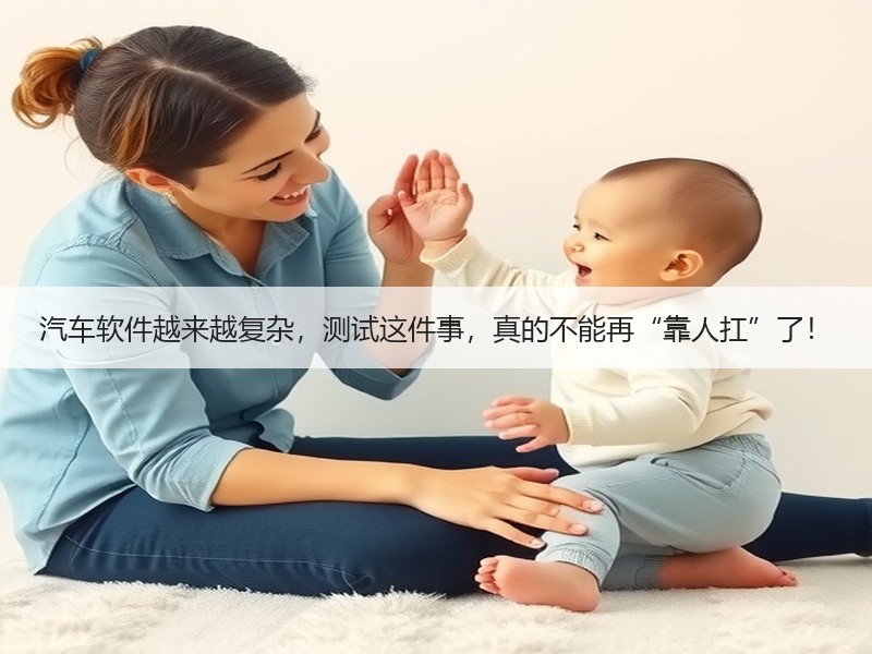 汽车软件越来越复杂，测试这件事，真的不能再“靠人扛”了！