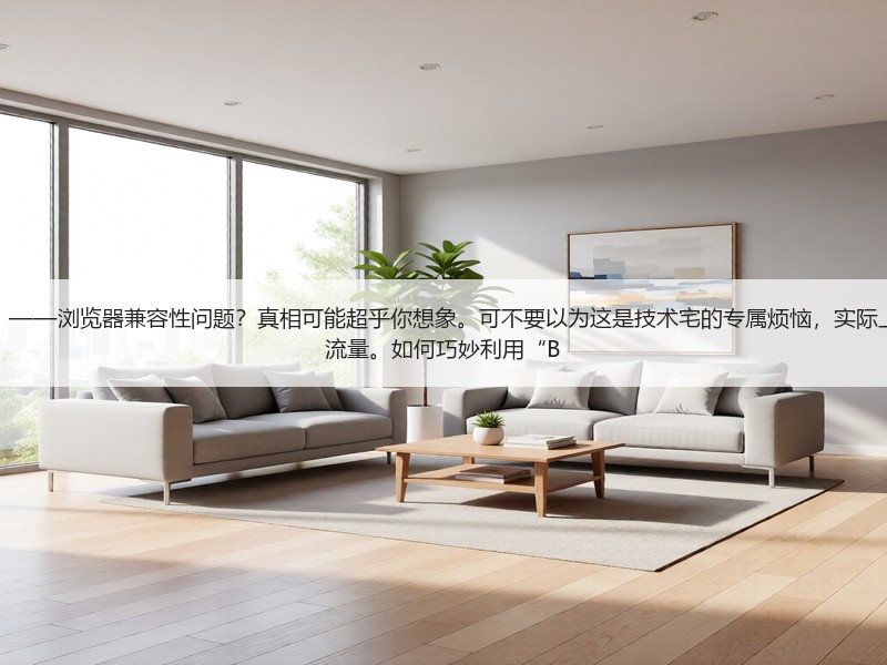 为什么现代网页还在频繁“踩雷”——浏览器兼容性问题？真相可能超乎你想象。可不要以为这是技术宅的专