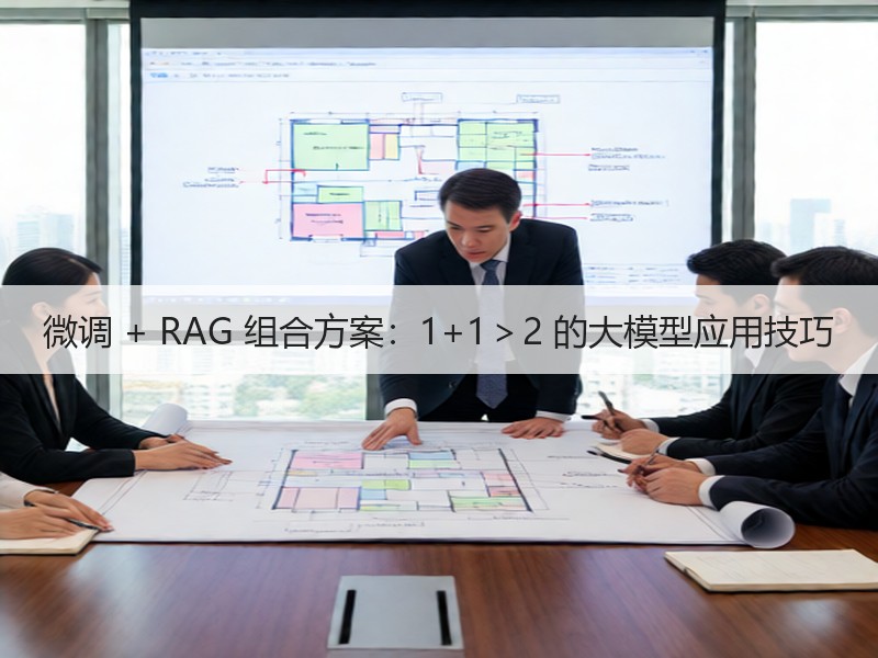 微调 + RAG 组合方案：1+1＞2 的大模型应用技巧