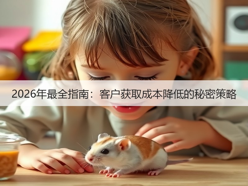 2026年最全指南：客户获取成本降低的秘密策略